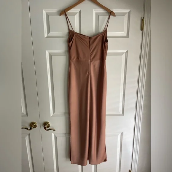 Cali Satin Charmeuse Midi Dress - Picture 11 of 16